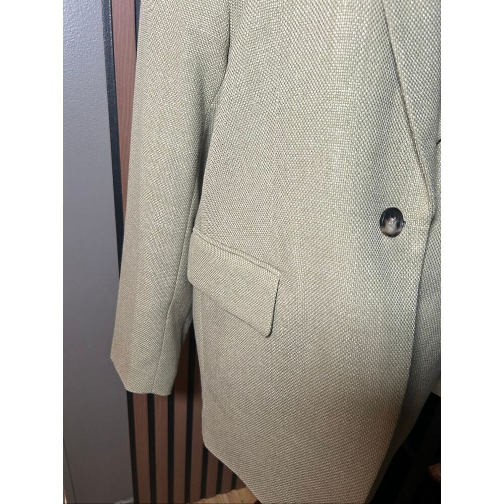 H&M green blazer size M comfy large size NWT - Picture 2 of 7